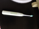 飞利浦（PHILIPS）【肖战推荐】电动牙刷钻石3系 生日礼物 成人情侣款送男生/女友 微泡水流 HX5161/05抹茶绿 实拍图