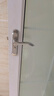 京本卫生间浴室锁室内门锁无钥匙卧室房门锁厕所不锈钢锁通用型门把手 【精抛】110MM孔距-40mm锁舌套装 实拍图