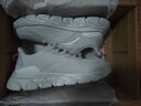 安踏男鞋运动鞋子男士冬季皮面防泼水透气轻便软底白色跑步休闲鞋 【防泼水皮面】浮云灰/浅银灰-1 39 实拍图