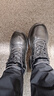斯凯奇（Skechers）男士运动皮鞋软底足弓支撑运动鞋系带绅士商务鞋 BLK黑色 39.5 实拍图
