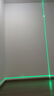 德力西电气（DELIXI ELECTRIC）红外线水平仪高精度强光细线自动调平绿光蓝室外户外建筑便携激光 高精度强光绿光2线+两块电池 实拍图