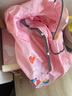 牧萌儿童雨衣男童连体套装防水全身幼儿园女孩小童 樱花独角兽 S 实拍图
