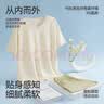 猫人（MiiOW）凉感睡衣女士夏季薄款短袖短裤柔软透气宽松家居服套装可外穿 实拍图