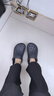 卡骆驰crocs洞洞鞋贝雅男鞋女鞋轻便耐磨一脚蹬拖鞋休闲鞋|10126 黑色-001 36 /37(220mm) 实拍图