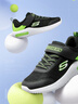 Skechers斯凯奇儿童运动鞋男童透气网鞋时尚魔术贴大童跑步鞋403748L 实拍图