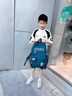 乐布熊2026新款小学生初中生男减负护脊中学生书包高中女生大容量超轻男 牛仔蓝（送闪电熊+零钱包+防水手表） 大号（适合初中生/高中生） 实拍图
