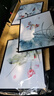科芝客厅卧室走廊过道装饰画中式三联画沙发背景墙挂画中国风壁画墙画 花开锦绣-01 30*40cm 9mm 布纹膜三联画 实拍图