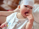 弭黎婴儿安抚奶嘴0-6个月新生儿玩具防胀气仿母乳口欲期牙胶日夜款 实拍图