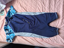 特步（XTEP）儿童泳衣男童连体游泳衣中大儿童男孩温泉泳装 北卡蓝 16码 实拍图