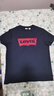 Levi's李维斯情侣美式宽松印花时尚简约舒适潮流纯棉圆领短袖T恤 藏青色 002A0-0002 XL 实拍图