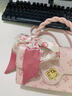AIOSC手提包女高级感新款小方包斜跨包送女朋友闺蜜情人节实用生日礼物 粉红色-送丝巾【礼盒装】 七夕节限定 实拍图