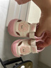 泰兰尼斯夏季凉鞋软底宝宝鞋透气新生婴儿鞋防滑关键鞋白/粉19 晒单实拍图