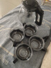 【京东物流】茶壶套装整套茶具大容量玻璃茶杯带滤网耐高温泡茶具 1000ML一壶+四杯套装 实拍图
