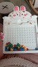 兔子磁性运笔画板儿童磁力控笔2一3岁小孩幼儿宝宝画画板益智玩具 大号萌兔丨50粒磁珠+14图1笔 实拍图