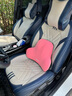 乔氏汽车头枕腰靠宝马靠枕车用腰垫奔驰座椅靠垫特斯拉旅行靠背垫粉色 实拍图