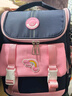 Edison小学生书包女减负护脊防泼水防下坠大容量反光儿童背包2210-8蓝粉 实拍图