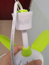 中联（ZOLEE）中联USB可调速小吊扇小型迷你小风扇床上用微风扇家用蚊帐扇学生宿舍电风扇5叶大风力客厅声控语音 五叶(机械款)+延长线 实拍图