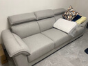 帕沙曼国货补贴猫抓布艺沙发奶油风小户型现代简约可调节高靠背 2351ZF 棉麻布：2.5米多人位【可调节头靠  舒适升级】 【旗舰版】 空气棉+紫罗兰+硅胶棉+竹炭海绵 实拍图