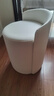 廷士主卧化妆凳轻奢化妆椅高级感中高圆凳坐凳梳妆凳子卧室梳妆台椅子 米白色纯色 靠背高*坐高*直径 实拍图