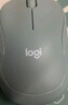 罗技（Logitech）M221 轻音鼠标 无线鼠标 办公鼠标 对称鼠标 带无线微型接收器 薄荷绿 实拍图