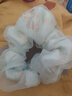 格蒙（GECOMO）高级感头绳女网纱布艺气质大肠发圈百搭扎头发丸子头发绳马尾头饰 实拍图