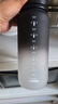 京东京造 运动水杯  tritan水杯运动水壶大容量外出便携带 黑白渐变650ml 实拍图