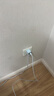 ANKER安克套装20W苹果充电器蓝+C-C快充数据线1.8米蓝 实拍图