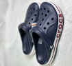 卡骆驰crocs洞洞鞋贝雅卡骆班轻便耐磨一脚蹬休闲鞋|205089 深蓝/辣椒红-4CC 41 /42(260mm) 实拍图