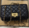 CHARLES&KEITH经典菱格链条小方单肩斜挎包包女包生日礼物CK2-70160131 Black黑色 小包 实拍图