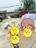天玮伞业儿童雨伞长杆直柄伞防晒太阳伞小学生3-10岁幼儿园 黄色恐龙 实拍图