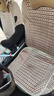 鸣帆 汽车坐垫主驾驶夏季凉垫单个冰丝座垫后排单片编织通风透气全包围车用一张通用座套 咖啡色平板单张 实拍图