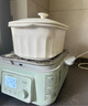 北鼎（Buydeem）陶瓷大炖盅2L陶瓷蒸碗汤盅家用餐具微波炉碗碗蒸炖锅电烤箱适用 梨花白配件 实拍图