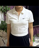 耐克(NIKE)女短袖T恤 POLO衫 运动休闲 简约时尚 DV7885-133白L 实拍图
