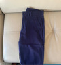 真维斯纯棉休闲裤男秋冬厚款直筒弹力商务西裤宽松中青年长裤子男 宝蓝 31 实拍图