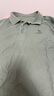 骆驼（CAMEL）棉感透气运动短袖T恤男简约POLO衫 C45225L1004A5 灰绿  XXL 实拍图