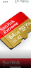 闪迪（SanDisk）64GB TF(MicroSD)内存卡 4K极速金卡A2 V30 U3行车记录仪 运动相机无人机 监控存储卡 读170MB/s 实拍图