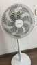 美的（Midea）【品质推荐】七叶轻音柔风电风扇/家用省电落地扇/台式电扇/广角摇头节能宿舍小型风扇 SAE35CA 实拍图