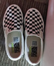 VANS范斯中性鞋Slip-On VR3低帮经典帆布鞋休闲鞋 一脚蹬 棋盘格 38 实拍图
