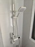 荣事达淋浴恒温花洒全套一体式上门安装增压喷头卫浴混水阀十大知名品牌 【奶油白】控温镜面氛围灯花洒L 实拍图