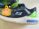 Skechers斯凯奇儿童运动鞋男童透气网鞋时尚魔术贴大童跑步鞋403748L 实拍图