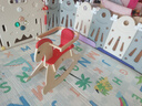 Hape摇摇马儿童木马玩具木制大木马带围栏婴幼儿男女宝宝玩具 新款摇摇木马 10M-3Y 实拍图