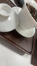 京东京造茶杯茶具 羊脂玉陶瓷功夫茶具三才盖碗马蹄杯主人杯礼盒150ml 实拍图
