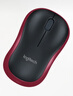 罗技（Logitech）M185鼠标 无线鼠标 办公鼠标 对称鼠标 黑色红边 带无线2.4G接收器 实拍图