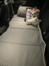 爱车屋天然乳胶车载床垫后排睡垫免充气车用折叠床汽车后座车上睡觉神器 【乳胶车载床+枕头+毛毯】静月灰 实拍图