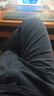 罗蒙（ROMON）男士商务西裤2025新款直筒宽松男裤西装裤春夏季休闲长裤子通勤裤 黑色 春季款 34 腰围二尺七 实拍图