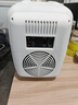 新飞小冰箱迷你车载冰箱宿舍车家用冷藏小型冷暖箱 车家两用 【圆款白色】机械ATP- 10L 实拍图