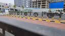 拉瑞斯道路护栏市政城市交通机非隔离栏人行道防护栏公路中央围栏杆 蓝白护栏 实拍图