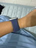 Apple/苹果 Watch Series 10 智能手表GPS款46毫米银色铝金属表壳丹宁色运动型表带S/M MX203CH/B 实拍图