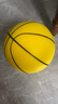 安踏静音篮球5号儿童拍拍球室内无声儿童训练玩具球软皮球静音球 黄色 实拍图