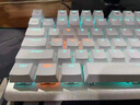 狼蛛 AULA机械键盘F 87键无线/蓝牙/有线三模键盘 侧刻炫彩灯效电竞游戏吃鸡办公台式笔记本pro电脑鼠标键盘 白色键盘【三模+全键无冲】 三模 青轴 实拍图